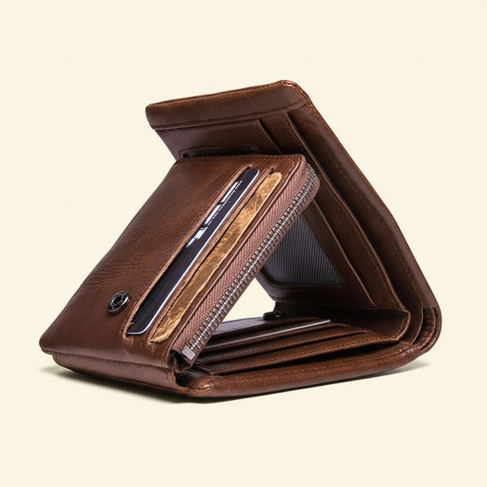 Portefeuille femme — Antracite Baveno