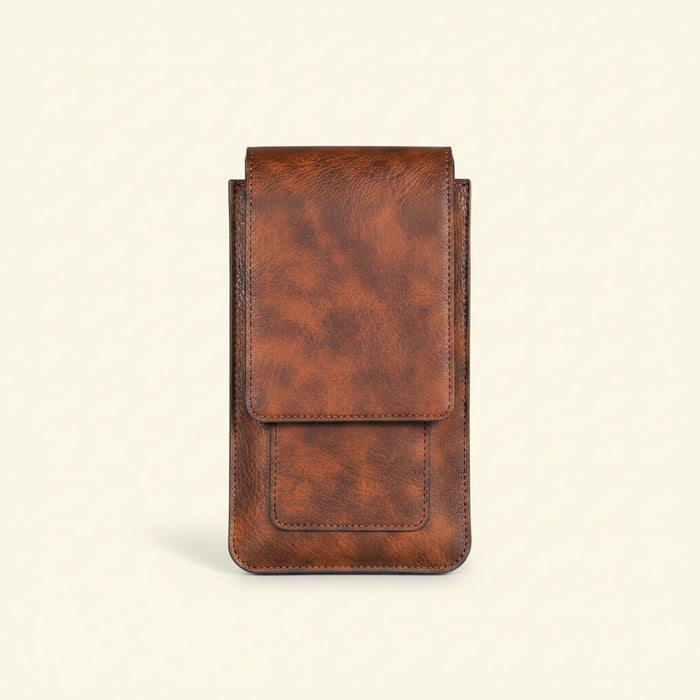 Portefeuille femme cuir marron — Rubino Spello