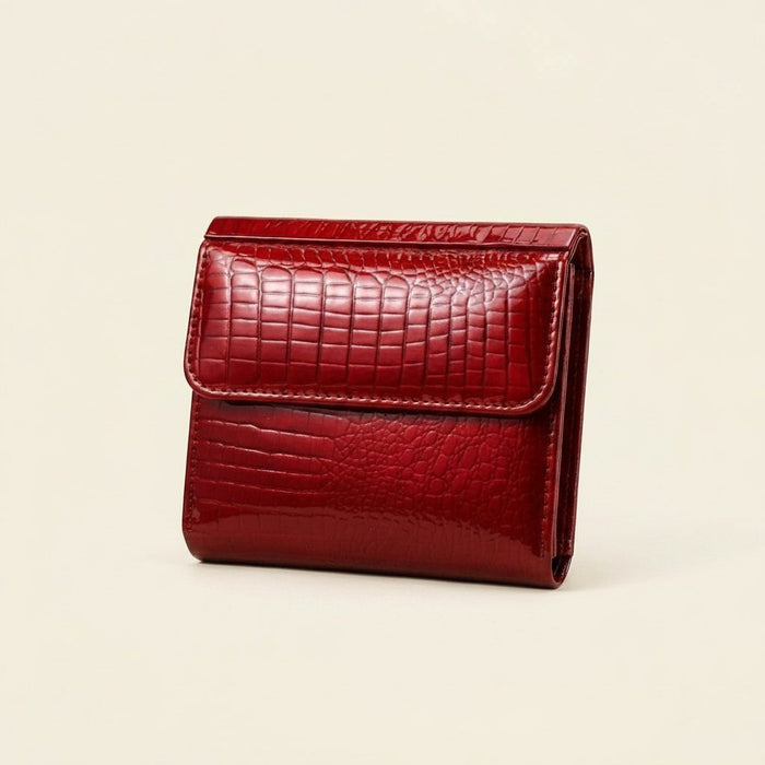 Portefeuille cuir verni femme — Onice Bevagna